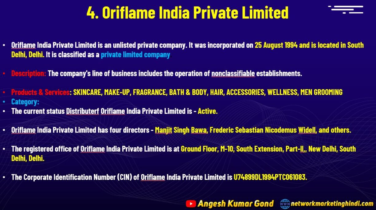 4. Oriflame India Private Limited-min